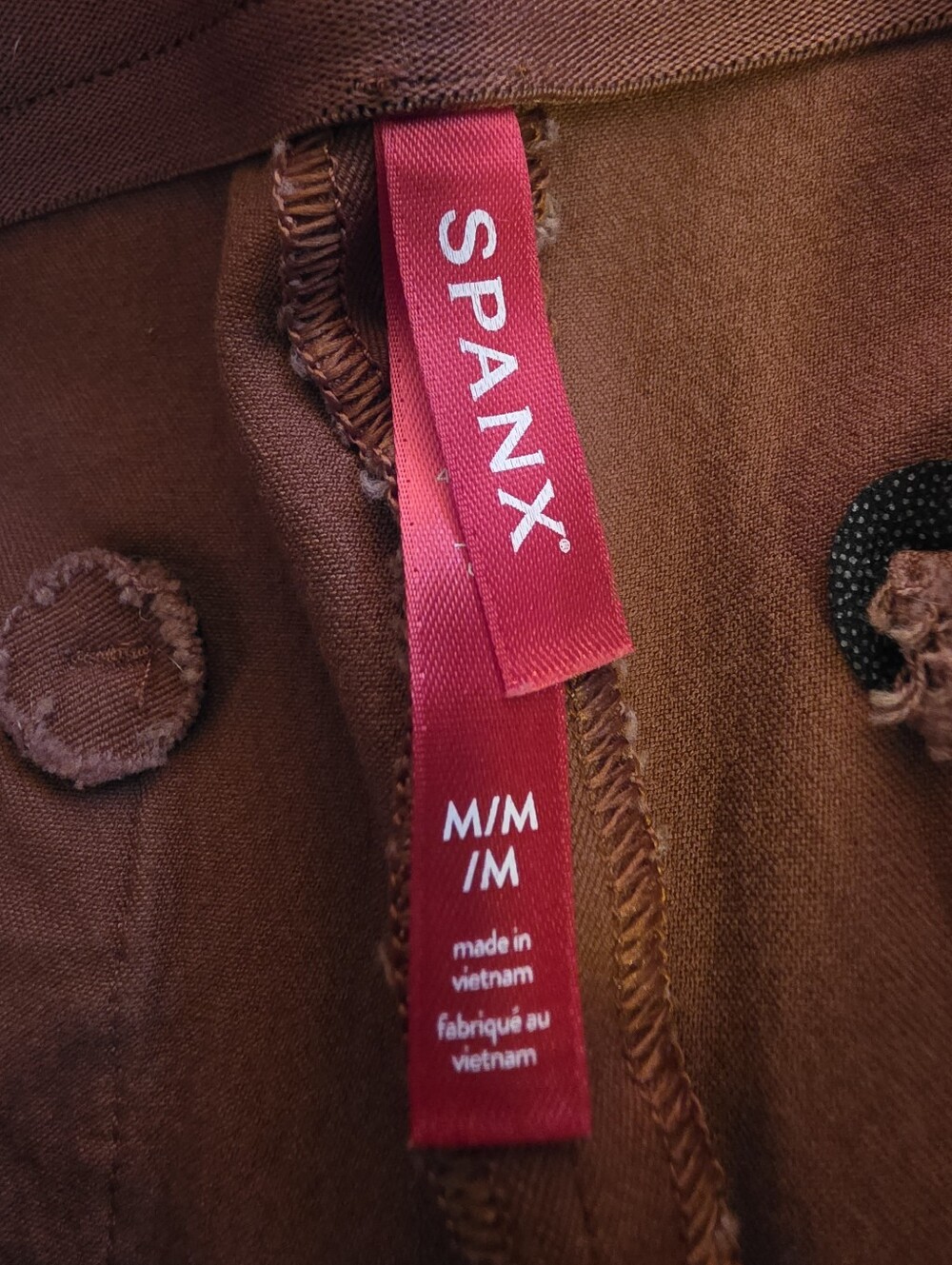 SPANX Rust-Colored High-Rise Shorts #SHO12 - Picture 5 of 12